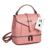 Rucsac dama din piele naturala DiAmanti Enna Rosa Intenso